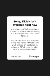 TikTok Ban Re-emerges in the USA? Everything You Need to Know 2 tiktok ban screenshot